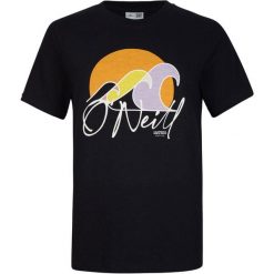 Koszulka damska O'Neill Luano Graphic. Czarne t-shirty damskie O'Neill, l, bez wzorów, z materiału, eleganckie, bez kołnierzyka. Za 127.50 zł.
