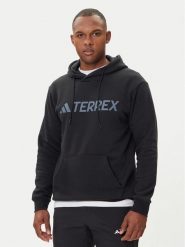 Adidas Bluza Terrex Multi Large Logo IZ3305 Czarny Regular Fit. Czarne bluzy męskie Adidas, l, bez wzorów, z bawełny, bez kaptura. Za 269.99 zł.