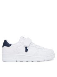 Polo Ralph Lauren Sneakersy RL05010101 Biały. Białe buty sportowe chłopięce Polo Ralph Lauren, bez wzorów, ze skóry, bez zapięcia. Za 419.99 zł.