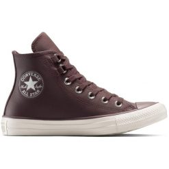 Sneakers Converse Chuck Taylor All Star. Fioletowe trampki i tenisówki damskie Converse, bez wzorów, ze skóry, retro, bez zapięcia. Za 379.45 zł.