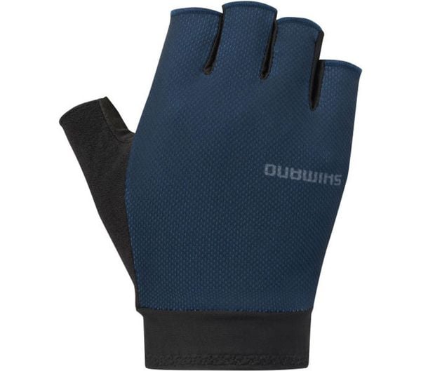 Rękawiczki kolarskie EXPLORER, granatowe. Niebieskie rękawiczki męskie Shimano, na lato, bez wzorów, z elastanu. Za 156.50 zł.