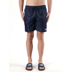 Odzież sportowa z zamek błyskawiczny na co dzień. Niebieskia buty sportowe męskie LEONE 1947 APPAREL, z dresówki, bez zapięcia, na fitness i siłownię. Za 84.16 zł.