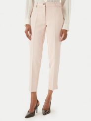 Maryley Spodnie materiałowe 26EB52Z/43PY Różowy jasny Regular Fit. Czerwone spodnie materiałowe damskie Maryley, l, bez wzorów, z materiału. Za 229.99 zł.