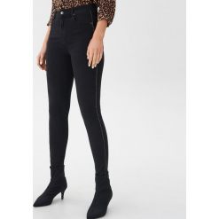 Jeansy high waist skinny - Czarny. Czarne jeansy damskie House. Za 89.99 zł.