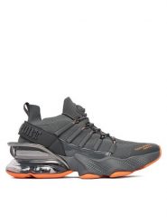 Plein Sport Sneakersy SAES USC0518 STE003N Szary. Szare buty sportowe męskie Plein Sport, z materiału, bez zapięcia. Za 757.99 zł.