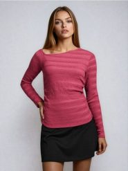 Bluzka z asymetrycznym dekoltem - Inny. Bluzki damskie Sinsay, l, bez wzorów, z asymetrycznym kołnierzem, bez ramiączek. Za 35.99 zł.