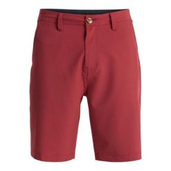 Spodenki kąpielowe typu amphibian dla Mężczyzn UNION AMPH 20" Czerwony. Czerwone krótkie spodenki sportowe męskie Quiksilver, m, bez wzorów, z elastanu. Za 219.99 zł.