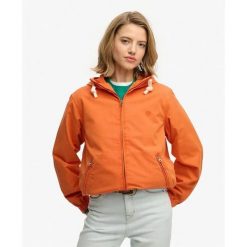 Kurtka damska Superdry. Brązowe kurtki damskie Superdry., bez wzorów, bez kaptura. Za 419.80 zł.