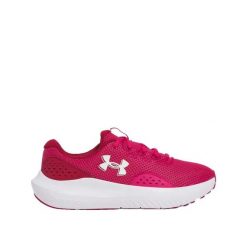 Buty biegowe Under Armour Charged Surge 4 Różowe. Białe obuwie sportowe damskie Under Armour, bez wzorów, z materiału, do biegania. Za 160.99 zł.