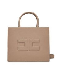 Elisabetta Franchi Torba q-roa-36119 Szary. Brązowe torebki do ręki damskie Elisabetta Franchi, bez wzorów, ze skóry, bez dodatków. Za 1,239.00 zł.