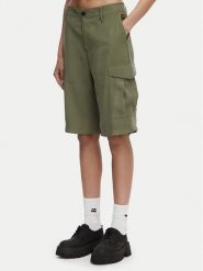 G-Star Raw Szorty materiałowe Bermuda Cargo D29016-D522 Zielony ciemny Relaxed Fit. Zielone szorty męskie G-Star Raw, m, bez wzorów, z bawełny, retro. Za 469.99 zł.