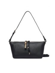 Furla Torebka Debby Mini WE00865 BX3353 KH O6000 Czarny. Czarne torebki do ręki damskie Furla, bez wzorów, ze skóry, bez dodatków. Za 1,219.00 zł.