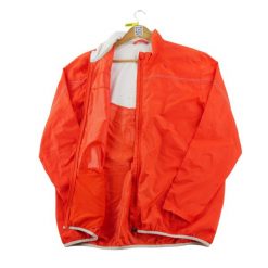 Second life - Kurtka przeciwwiatrowa męska Climacool pomarańczowa - Stan dobry. Brązowe kurtki męskie Adidas, m, bez wzorów, z materiału, climacool (adidas). Za 138.16 zł.