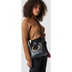 MANGO Torba Andy - Black. Czarne torby na ramię damskie Mango. Za 202.95 zł.