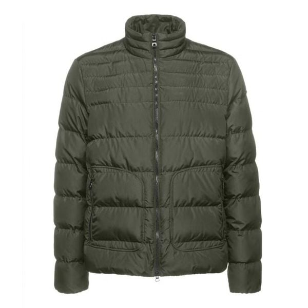 Kurtka GEOX 166123 Zielony. Zielone kurtki męskie Geox, bez wzorów, z tkaniny, bez kaptura. Za 515.99 zł.