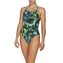 Strój kąpielowy damski jednoczęściowy kostium basen Arena Hyper Floral. Zielone kostiumy jednoczęściowe damskie Arena, s, bez wzorów, z materiału, wakacyjne, na fitness i siłownię. Za 201.98 zł.
