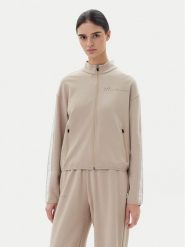 EA7 Emporio Armani Bluza 7W000275 AF12501 U6155 Beżowy Regular Fit. Brązowe bluzy damskie EA7 Emporio Armani, l, bez wzorów, z syntetyku, bez kaptura. Za 339.99 zł.