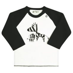 Nini Chłopięca Koszulka 68 Biały/Czarny. T-shirty dla chłopców marki Nini. Za 33.00 zł.