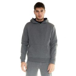 Męska bluza Leone z kapturem Lifestyle. Szare bluzy męskie LEONE 1947 APPAREL, l, bez wzorów, z tkaniny, z kapturem. W wyprzedaży za 210.70 zł.