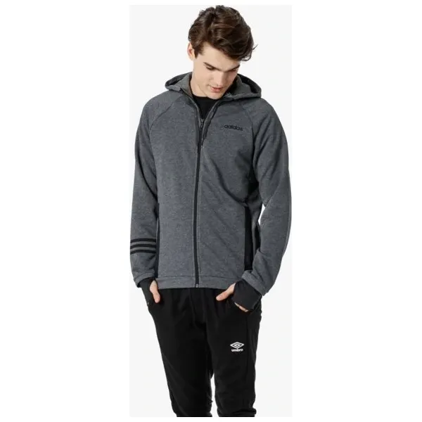 Adidas Bluza E Mo Fz Ft , szary, rozmiar L. Szare bluzy męskie Adidas, l, bez wzorów, z bawełny, bez kaptura. W wyprzedaży za 229.99 zł.