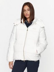 EA7 Emporio Armani Kurtka zimowa 6RTB09 TNDAZ 0101 Biały Regular Fit. Białe kurtki damskie EA7 Emporio Armani, na zimę, s, bez wzorów, z syntetyku, bez kaptura. Za 1,709.00 zł.