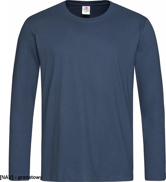 Stedman SST2500 - T-shirt męski z długim rękawem - granatowy XL. Niebieskie bluzki z długim rękawem męskie Stedman, m, bez wzorów, bez kołnierzyka. Za 148.60 zł.