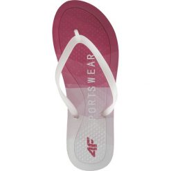 Klapki damskie KLD203 - różowy. Klapki damskie marki 4f. Za 39.99 zł.