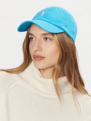 Polo Ralph Lauren Czapka z daszkiem 211912843012 Niebieski. Niebieskie czapki i kapelusze damskie Polo Ralph Lauren, bez wzorów, z bawełny. Za 249.99 zł.
