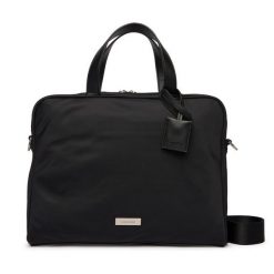 Torba na laptopa Calvin Klein. Czarne torby na laptopa męskie Calvin Klein, bez wzorów. Za 529.99 zł.