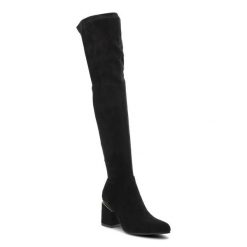 Czarne Kozaki Joalice Modne Buty Damskie. Czarne kozaki damskie Joalice Paris, z jeansu, bez obcasa, na obcasie. Za 139.00 zł.