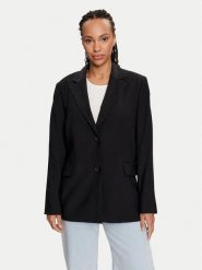 Calvin Klein Jeans Marynarka J20J223926 Czarny Relaxed Fit. Czarne żakiety damskie Calvin Klein Jeans, m, bez wzorów, z jeansu. Za 439.99 zł.