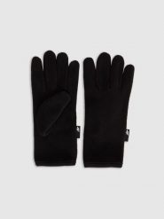 4F Rękawiczki polarowe Touch Screen uniseks - czarne M. Czarne rękawiczki damskie 4f, bez wzorów, z polaru. Za 49.99 zł.