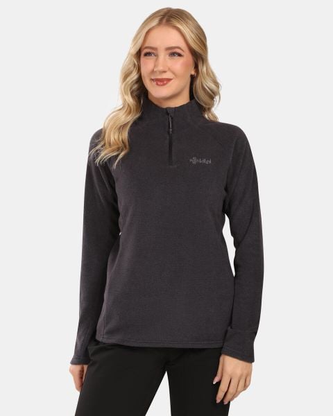 Damska bluza polarowa Kilpi ALMERI-W. Czarne bluzy damskie Kilpi, bez wzorów, z materiału, bez kaptura. Za 163.85 zł.
