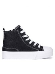 DeeZee Trampki CSS20531-04 Czarny. Czarne trampki i tenisówki dziewczęce DeeZee, bez wzorów, z materiału, bez zapięcia. Za 99.99 zł.