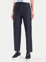 Weekend Max Mara Spodnie materiałowe Ballata 2416781108 Granatowy Regular Fit. Niebieskie spodnie materiałowe damskie Weekend Max Mara, xs, bez wzorów, z materiału. Za 399.99 zł.