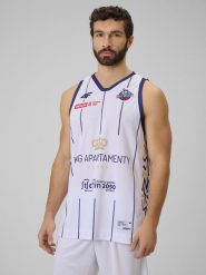 4F Koszulka meczowa replika domowa z sezonu 2025/26 męska 4F x King Szczecin - biała XL. Białe t-shirty męskie 4f, l, bez wzorów, z materiału, bez kołnierzyka. Za 219.99 zł.