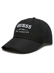 Guess Czapka z daszkiem Not Coordinated Smart Headwear AM5023 POL01 Czarny. Czarne rękawiczki męskie Guess, z aplikacjami, z materiału. Za 99.99 zł.