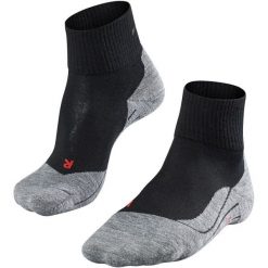 Skarpetki Falke TK5 Short. Czarne skarpety męskie Falke, bez wzorów, z poliamidu. Za 156.50 zł.