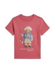 Polo Ralph Lauren T-Shirt 322B18890002 Czerwony jasny Regular Fit. Czerwone t-shirty dla chłopców Polo Ralph Lauren, bez wzorów, z bawełny, bez ramiączek. Za 249.99 zł.