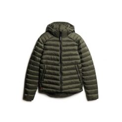 Kurtka z kapturem Superdry Fuji Sport. Zielone kurtki męskie Superdry., na zimę, m, bez wzorów, z puchu, eleganckie, z kapturem. Za 610.50 zł.