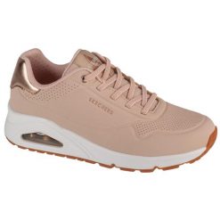 Buty do chodzenia damskie Skechers Uno Shimmer Away. Brązowe obuwie sportowe damskie Skechers, bez wzorów, z syntetyku, trekkingowe, Skechers Sport. Za 403.61 zł.