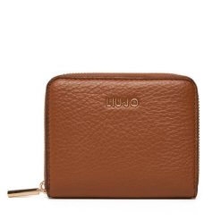 Portfel Liu Jo. Brązowe portfele damskie Liu Jo, bez wzorów. Za 269.99 zł.