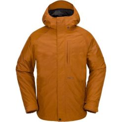 Izolowana kurtka narciarska Volcom Dua Gore-Tex. Brązowe kurtki męskie Volcom, na zimę, m, bez wzorów, z gore-texu, sportowe, bez kaptura. W wyprzedaży za 1,259.65 zł.
