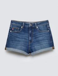 Szorty damskie jeansowe niebieskie Ayako 403. Niebieskie szorty damskie Big Star, na lato, uniwersalny, bez wzorów, z denimu, z podwyższonym stanem. Za 139.99 zł.