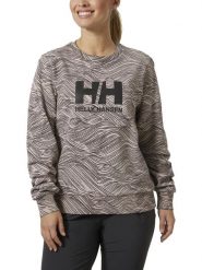 Sweter Damski Helly Hansen Hh Logo Crew Graphic 2. Czarne swetry damskie Helly Hansen, xs, bez wzorów, z bawełny, eleganckie, bez kołnierzyka, bez ramiączek, długie, bez kaptura. Za 339.00 zł.