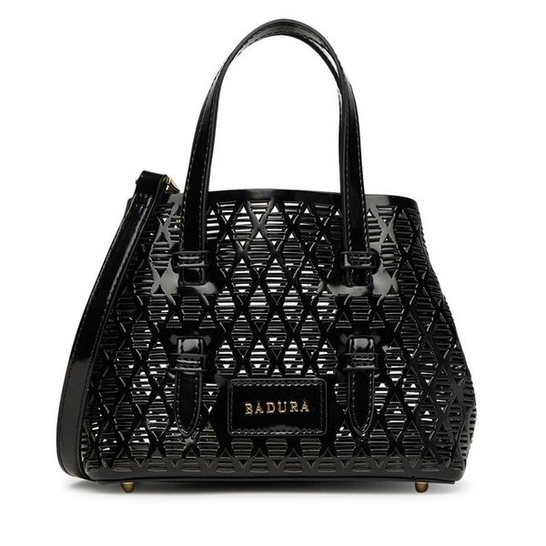Torebka Badura. Czarne torebki do ręki damskie Badura, bez wzorów, klasyczne, bez dodatków. Za 229.99 zł.