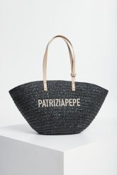 Torebka damska koszyk PATRIZIA PEPE. Plecaki damskie Patrizia Pepe, bez wzorów, bez dodatków. W wyprzedaży za 1,049.25 zł.