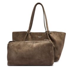 Torebka Weekend Max Mara. Brązowe torebki do ręki damskie Weekend Max Mara, bez wzorów, klasyczne, bez dodatków. Za 2,729.00 zł.