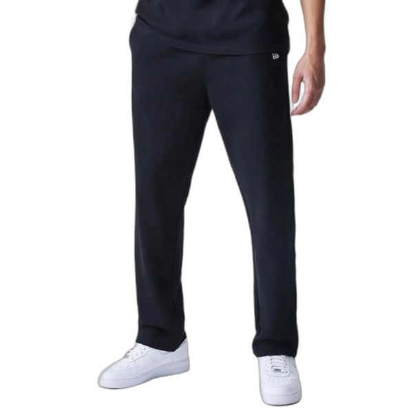Spodnie do biegania New Era Essentials. Czarne spodnie sportowe męskie New Era, m, bez wzorów, z bawełny, do biegania. Za 270.00 zł.