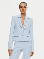 Patrizia Pepe Marynarka 8S0517/A545-CA38 Błękitny Regular Fit. Niebieskie żakiety damskie Patrizia Pepe, s, bez wzorów, z syntetyku. Za 879.99 zł.